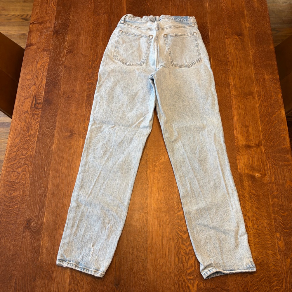 Abercrombie & Fitch 90s straight high rise curve love jeans